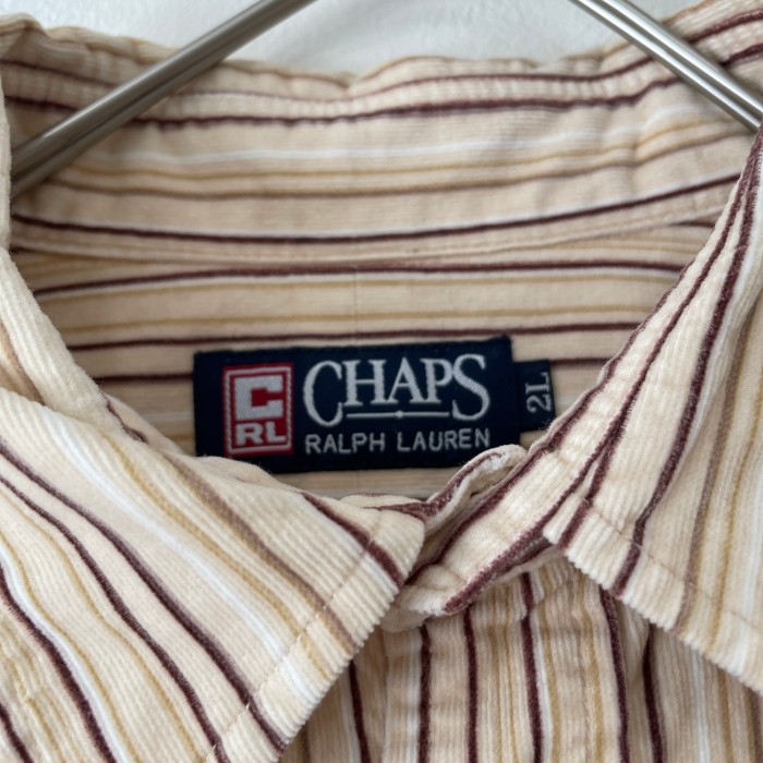 チャップス　ラルフローレン　ストライプ　コーデュロイシャツ | Vintage.City 빈티지숍, 빈티지 코디 정보