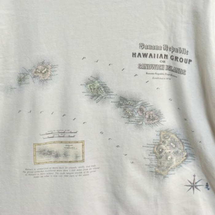 90s " banana republic " cotton printed t-shirts | Vintage.City 古着屋、古着コーデ情報を発信