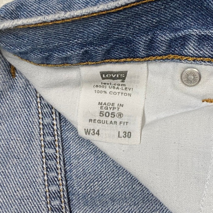 【W34×L30】Levi's 505  デニムパンツ　革パッチ | Vintage.City 古着屋、古着コーデ情報を発信