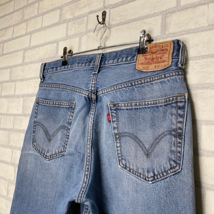 【W34×L30】Levi's 505  デニムパンツ　革パッチ | Vintage.City 古着屋、古着コーデ情報を発信