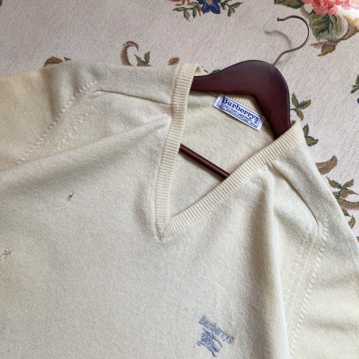 vintage Burberrys damage wool knit | Vintage.City 古着屋、古着コーデ情報を発信
