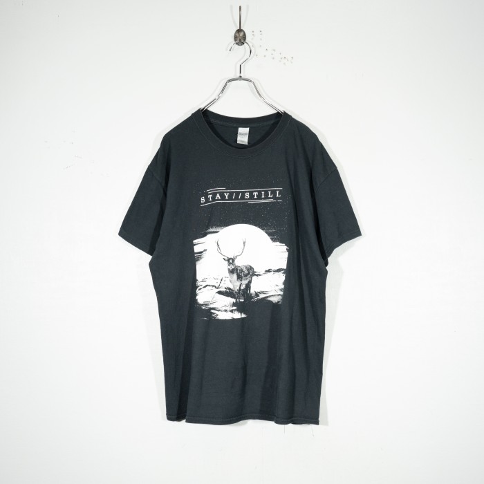 USA VINTAGE GILDAN DEER PRINT DESIGN T SHIRT/アメリカ古着シカプリントデザインTシャツ | Vintage.City 빈티지숍, 빈티지 코디 정보