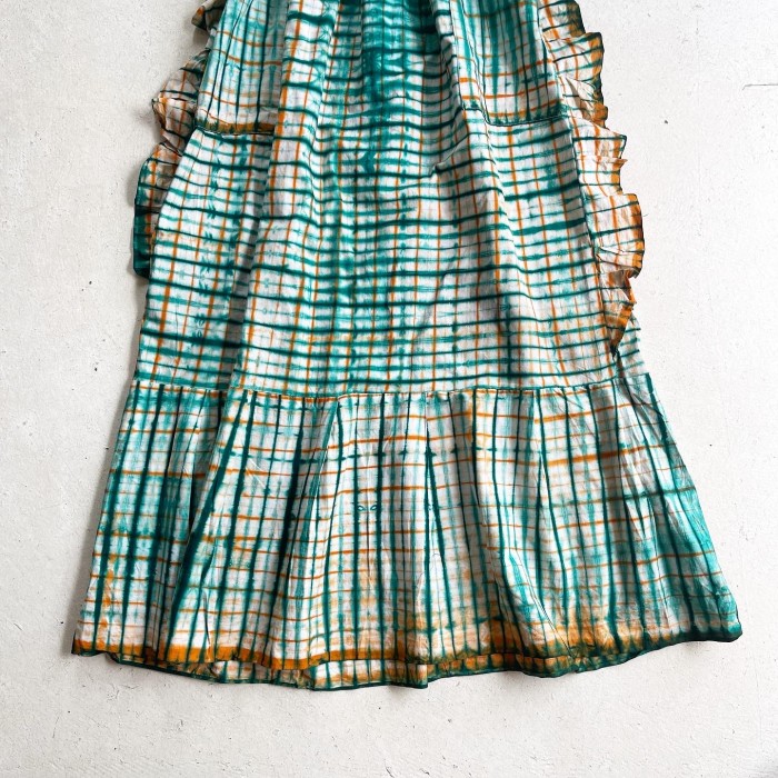 vintage tie dye  ruffle sleeveless  one piece | Vintage.City Vintage Shops, Vintage Fashion Trends