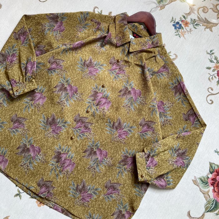 JAPAN vintage retro patterned shirt | Vintage.City 빈티지숍, 빈티지 코디 정보