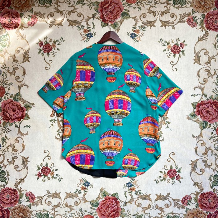 retro patterned shirt | Vintage.City 古着屋、古着コーデ情報を発信