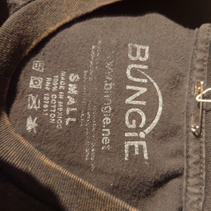 BUNGiE(バンジーストア)プリントTシャツ　企業t　Sサイズ　ブラック　1601 | Vintage.City 빈티지숍, 빈티지 코디 정보