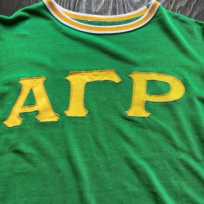 50’s〜60’s ATHLETIC Tee GREEN | Vintage.City 古着屋、古着コーデ情報を発信