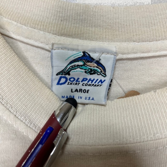 【Made in USA】DOLPHIN   半袖Tシャツ　L   コットン100%   プリント | Vintage.City 古着屋、古着コーデ情報を発信