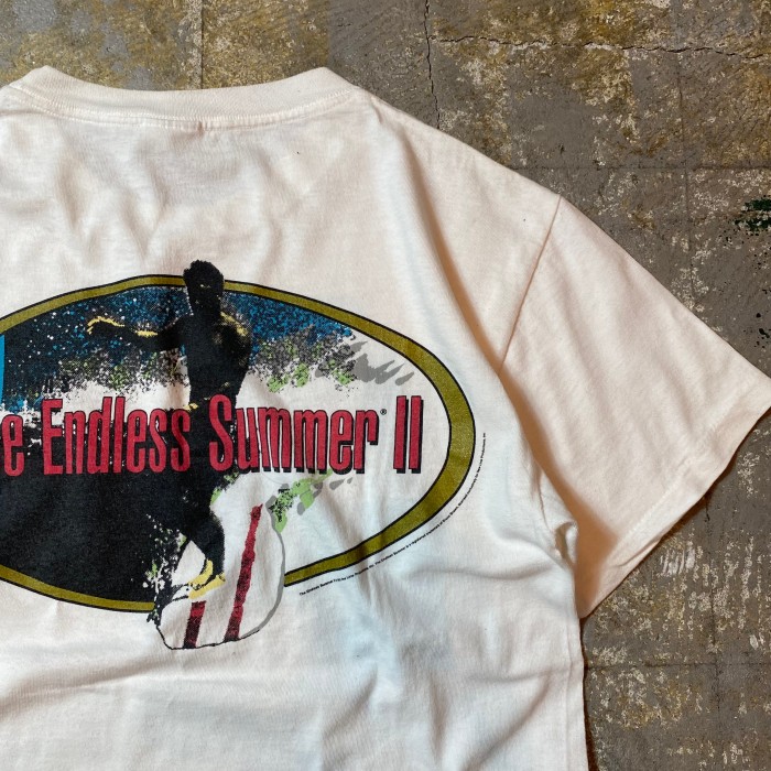 90s the endless summer Ⅱ 映画tシャツ ホワイト S | Vintage.City 古着屋、古着コーデ情報を発信