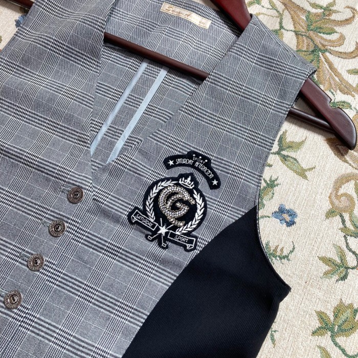 JAPAN vintage retro vest | Vintage.City 古着屋、古着コーデ情報を発信