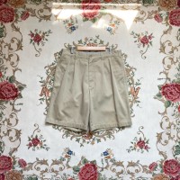 old vintage beige short slacks | Vintage.City 古着屋、古着コーデ情報を発信