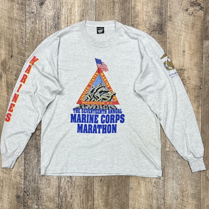 90'S アメリカ軍 USMC "USMC MARATHON 1992" 長袖 Tシャツ グレー USA製 | Vintage.City Vintage Shops, Vintage Fashion Trends