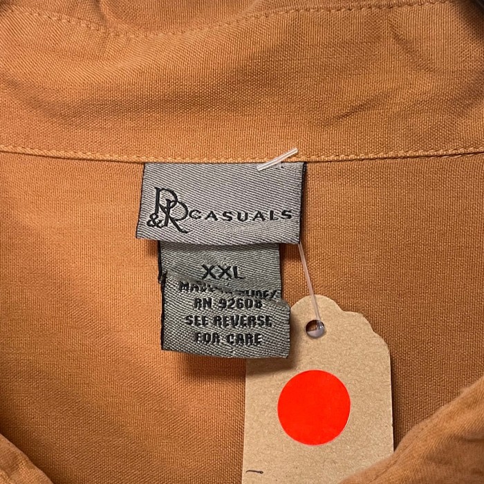 RCASUALS   半袖シルクシャツ　2XL   シルク100% | Vintage.City 古着屋、古着コーデ情報を発信