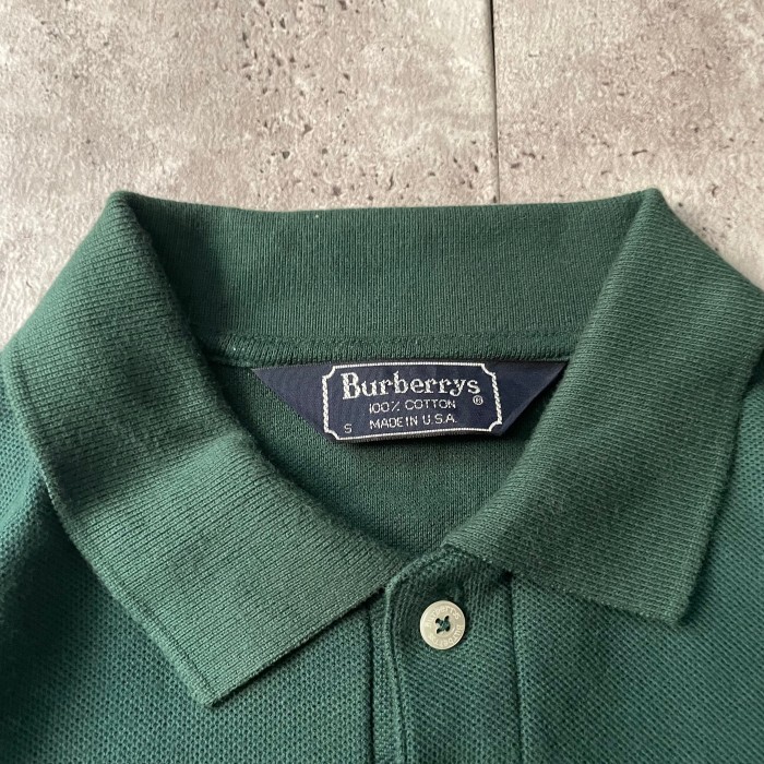 【90s】Burberry バーバリー ポロシャツ 半袖 USA製 グリーン 緑 | Vintage.City 빈티지숍, 빈티지 코디 정보