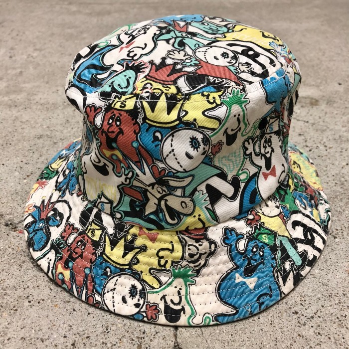 00s OLD STUSSY/Character print Bucket Hat/S/M/キャラクタープリント/バケットハット/総柄/ステューシー/オールドステューシー/帽子/古着/アーカイブ | Vintage.City Vintage Shops, Vintage Fashion Trends