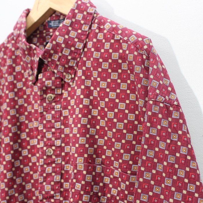 USA VINTAGE CHERESKIN PATTERNED DESIGN SHIRT/アメリカ古着柄デザインシャツ | Vintage.City 빈티지숍, 빈티지 코디 정보