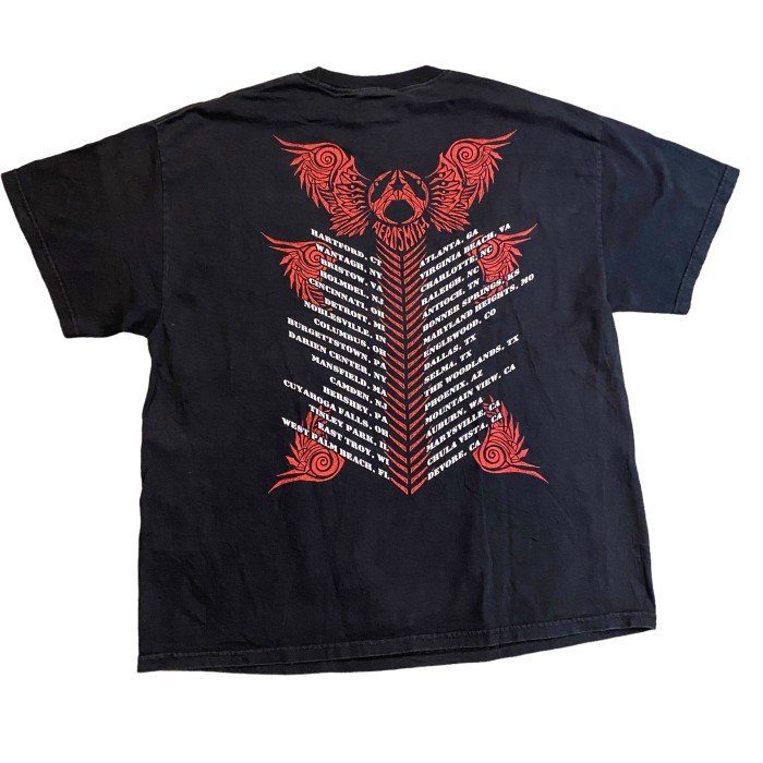 USED 02 エアロスミス ツアー Tシャツ XL ブラック | Vintage.City 빈티지숍, 빈티지 코디 정보