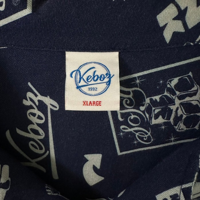 KEBOZ ケボズ シャツ XL 半袖 総柄 レーヨン オープンカラー アロハ | Vintage.City 古着屋、古着コーデ情報を発信