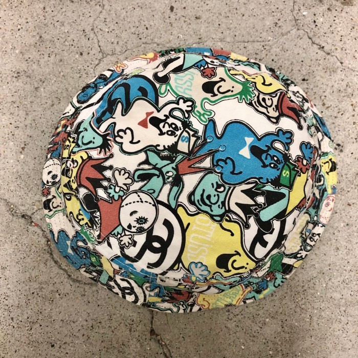 00s OLD STUSSY/Character print Bucket Hat/S/M/キャラクタープリント/バケットハット/総柄/ステューシー/オールドステューシー/帽子/古着/アーカイブ | Vintage.City Vintage Shops, Vintage Fashion Trends