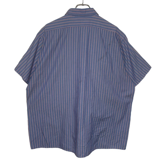 CINTAS    半袖シャツ　XL   ワッペン　ストライプ | Vintage.City 古着屋、古着コーデ情報を発信