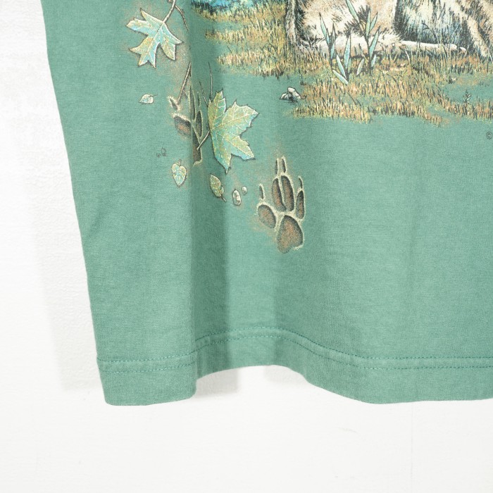 USA VINTAGE SANSEGAL WOLF PRINT DESIGN T SHIRT/アメリカ古着オオカミプリントデザインTシャツ | Vintage.City Vintage Shops, Vintage Fashion Trends