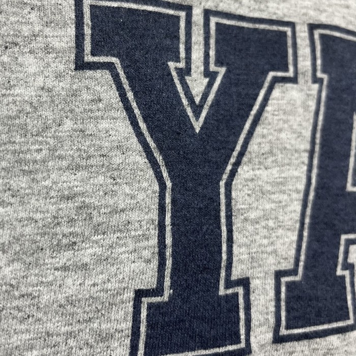 90'S MV SPORT "YALE" 染み込みプリント 半袖 Tシャツ ヘザーグレー | Vintage.City 빈티지숍, 빈티지 코디 정보