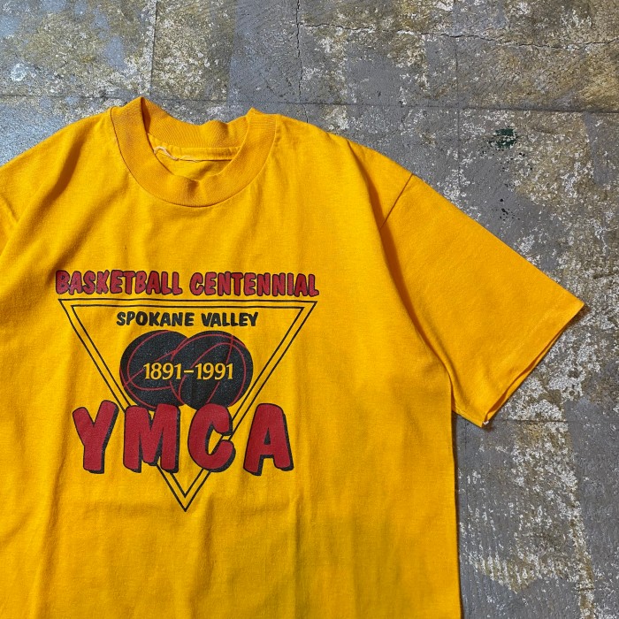 70s80s ヴィンテージtシャツ USA製 YMCA イエロー | Vintage.City 빈티지숍, 빈티지 코디 정보