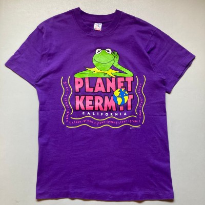 90s planet Kermit T-shirt プラネットカーミット半袖Tシャツ プリントTシャツ | Vintage.City ヴィンテージ 古着