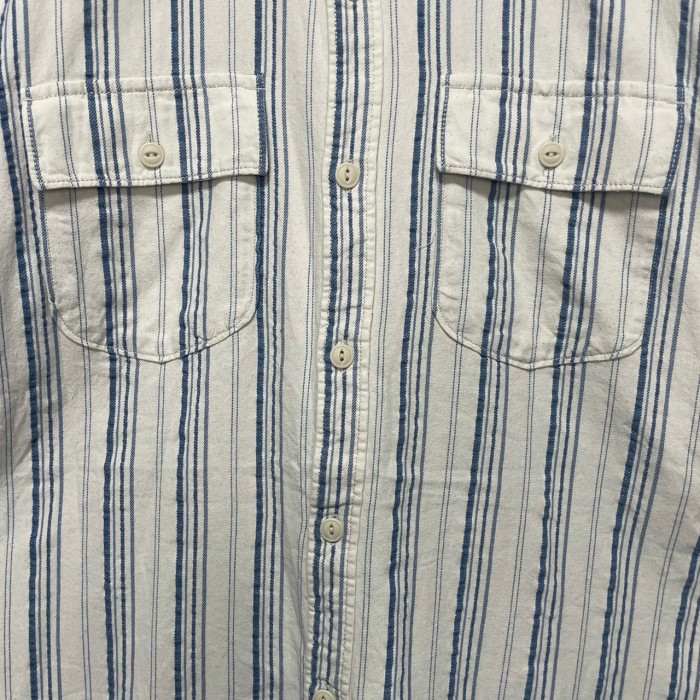 Eddie Bauer    半袖シャツ　XL   ストライプ | Vintage.City 古着屋、古着コーデ情報を発信