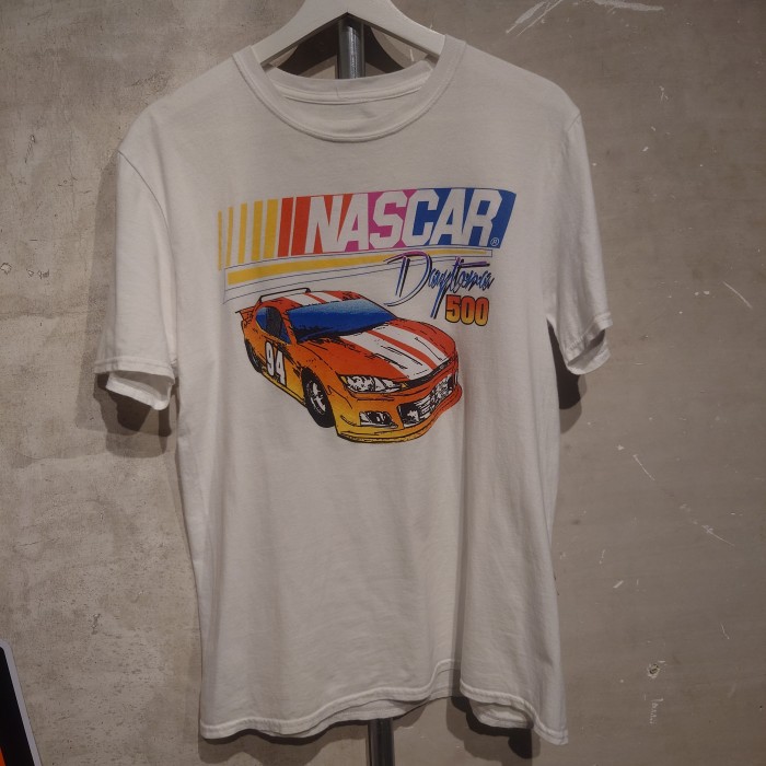 NASCAR(ナスカー)プリントＴシャツ Mサイズ　ホワイト　1694 | Vintage.City 古着屋、古着コーデ情報を発信
