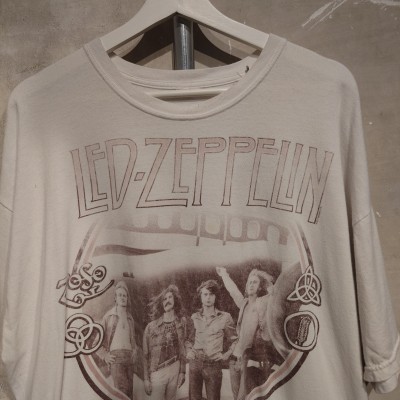 LED-ZEPPELIN(レッドツェッペリン)バンドTシャツ　ホワイト　XLサイズ　1685 | Vintage.City ヴィンテージ 古着
