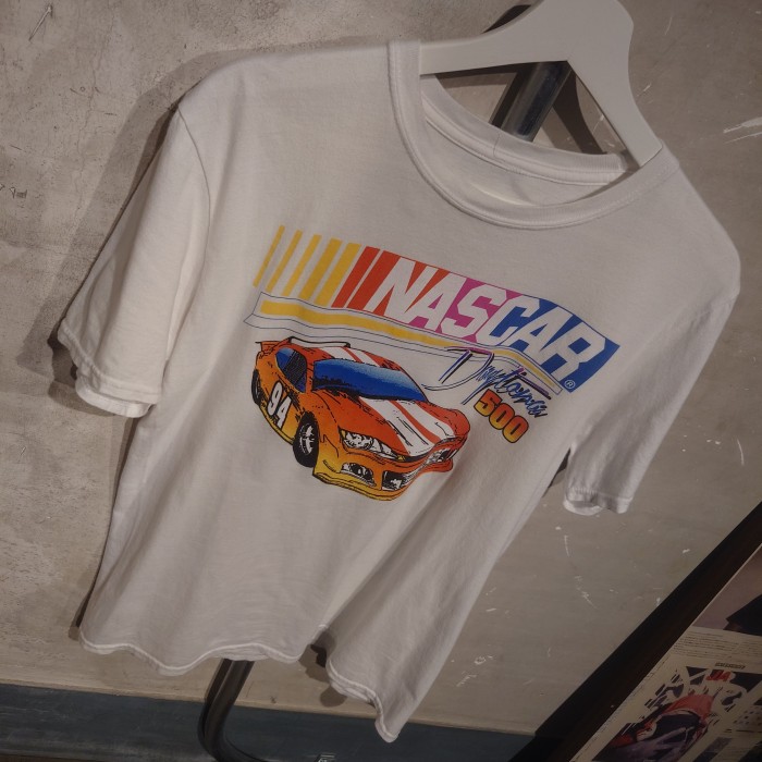 NASCAR(ナスカー)プリントＴシャツ Mサイズ　ホワイト　1694 | Vintage.City 古着屋、古着コーデ情報を発信