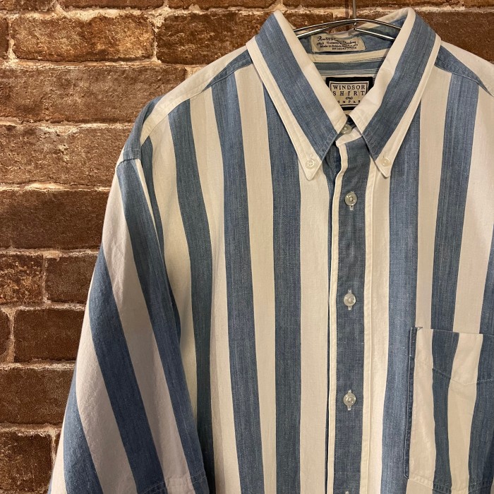 90’s WINDSOR SHIRT COMPANY ロンドンストライプ シャツ | Vintage.City 古着屋、古着コーデ情報を発信