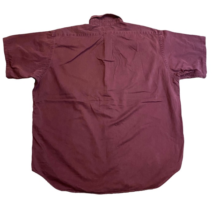 USED ラルフローレン ボタンダウン 半袖シャツ XL エンジ | Vintage.City 古着屋、古着コーデ情報を発信