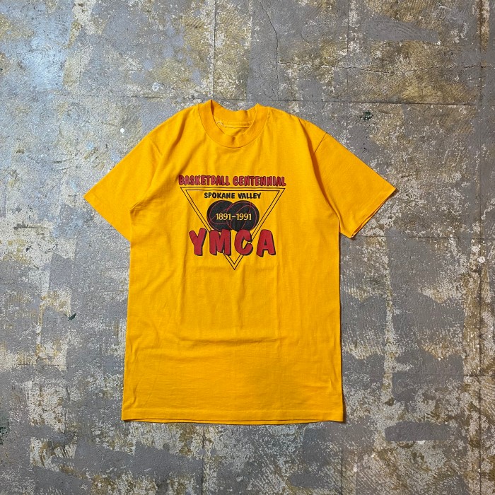 70s80s ヴィンテージtシャツ USA製 YMCA イエロー | Vintage.City 빈티지숍, 빈티지 코디 정보
