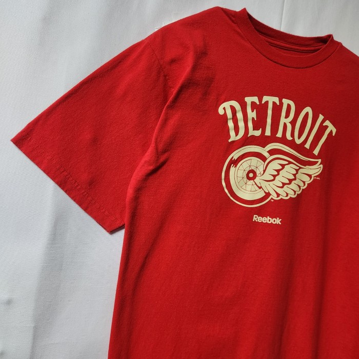 Reebok　リーボック　NFL デトロイト レッドウイングス　Tシャツ　半袖　赤　レッド　サイズL | Vintage.City 古着屋、古着コーデ情報を発信