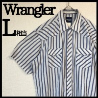 Wrangler ラングラー 80s 90s 半袖シャツ メンズ 古着 ウエスタンシャツ ブラウス ワークシャツ ストライプ スナップ ポケット 襟 ヴィンテージ ビンテージ | Vintage.City ヴィンテージ 古着