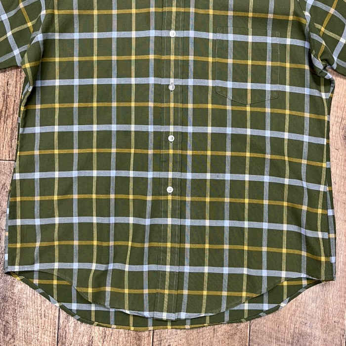 60'S VAN HEUSEN "ALL COTTON" 半袖 BDシャツ チェック柄 | Vintage.City 古着屋、古着コーデ情報を発信