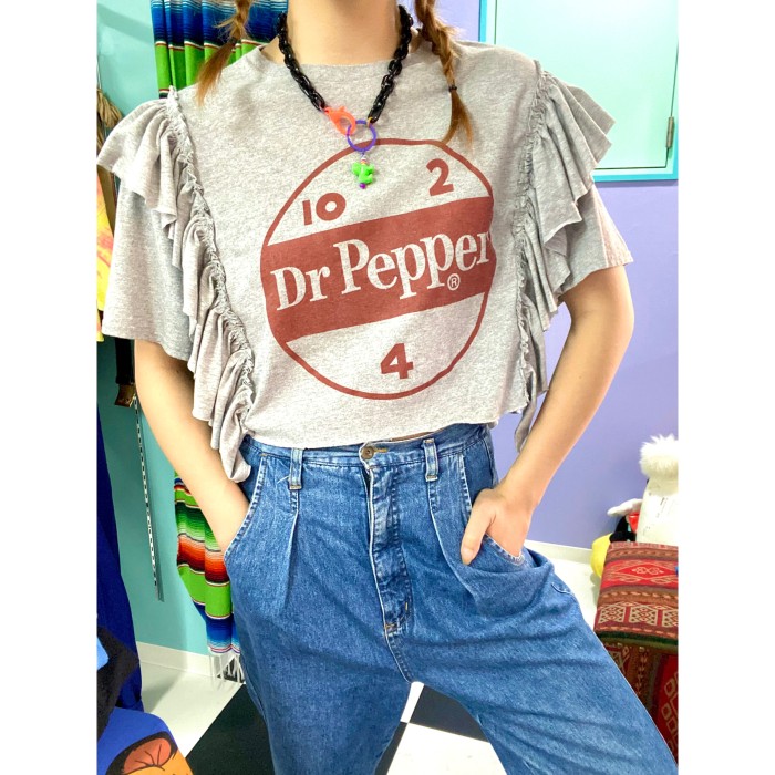 remake／Dr.pepper volume frill Tee | Vintage.City 古着屋、古着コーデ情報を発信