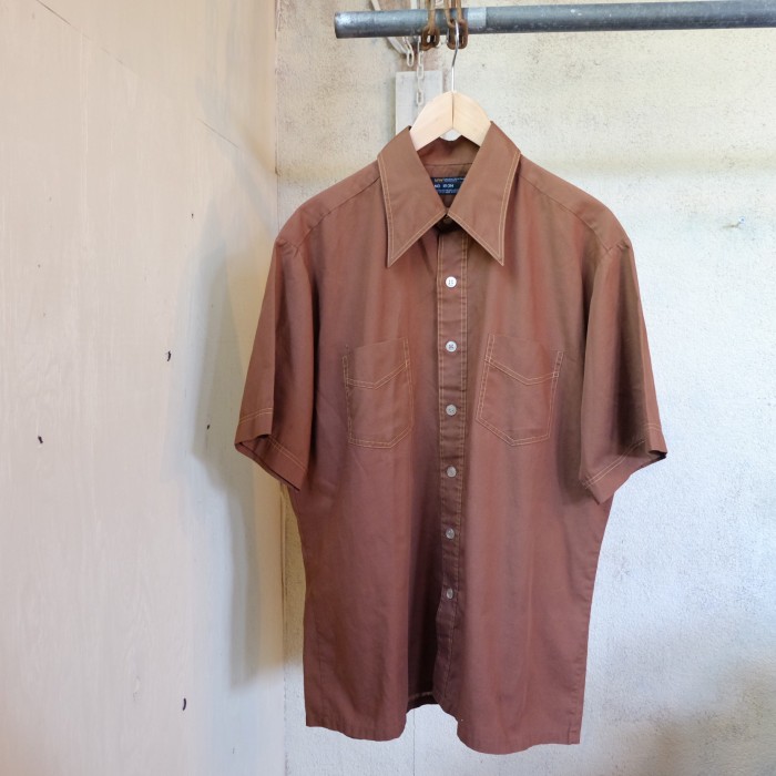 70s　　vintage　shortsleeve　shirt | Vintage.City Vintage Shops, Vintage Fashion Trends