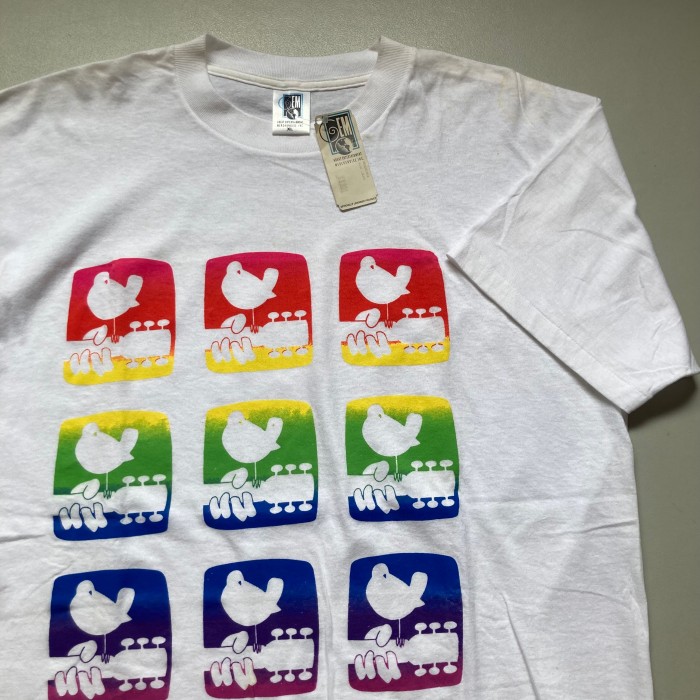90s the Woodstock festival print T-shirt 「DEAD STOCK」90年代　94年ウッドストックフェスティバル　デッドストックTシャツ | Vintage.City 古着屋、古着コーデ情報を発信
