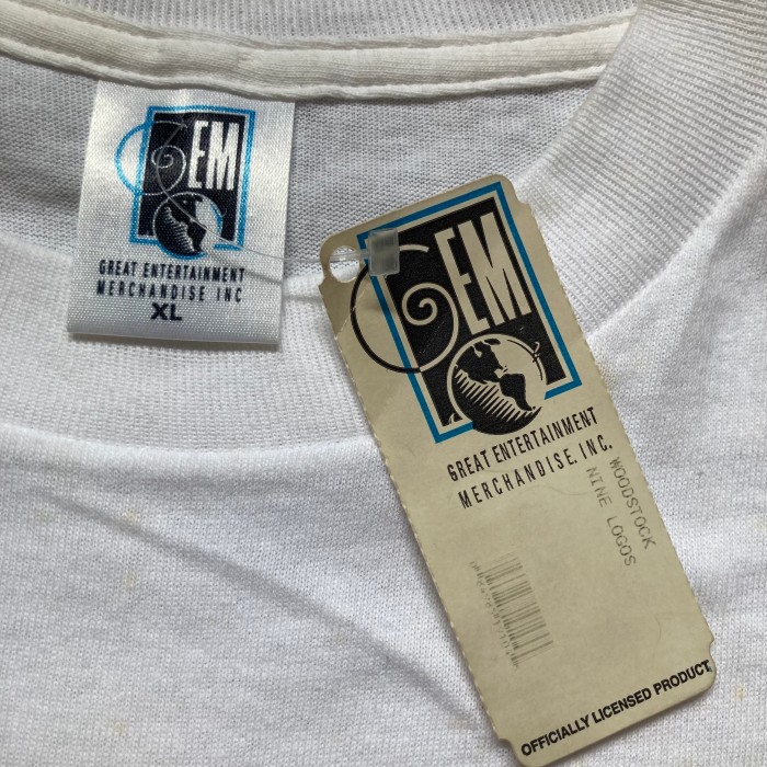 90s the Woodstock festival print T-shirt 「DEAD STOCK」90年代　94年ウッドストックフェスティバル　デッドストックTシャツ | Vintage.City 빈티지숍, 빈티지 코디 정보