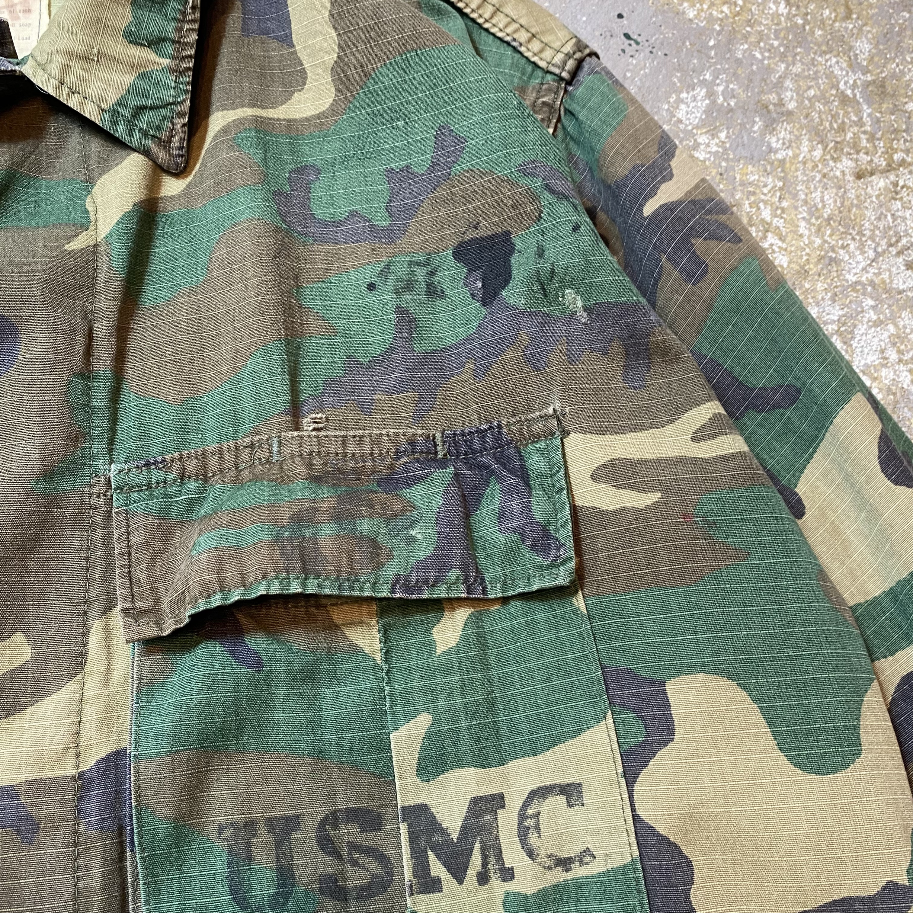 80s USMC ミリタリージャケット M-R カモフラ | Vintage.City