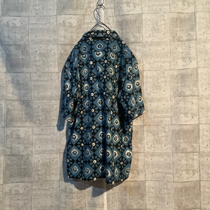 90s flower pattern aloha shirt | Vintage.City 빈티지숍, 빈티지 코디 정보
