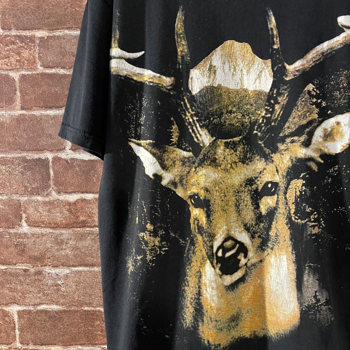 US 古着 animal 鹿 print アニマルTシャツ | Vintage.City 빈티지숍, 빈티지 코디 정보