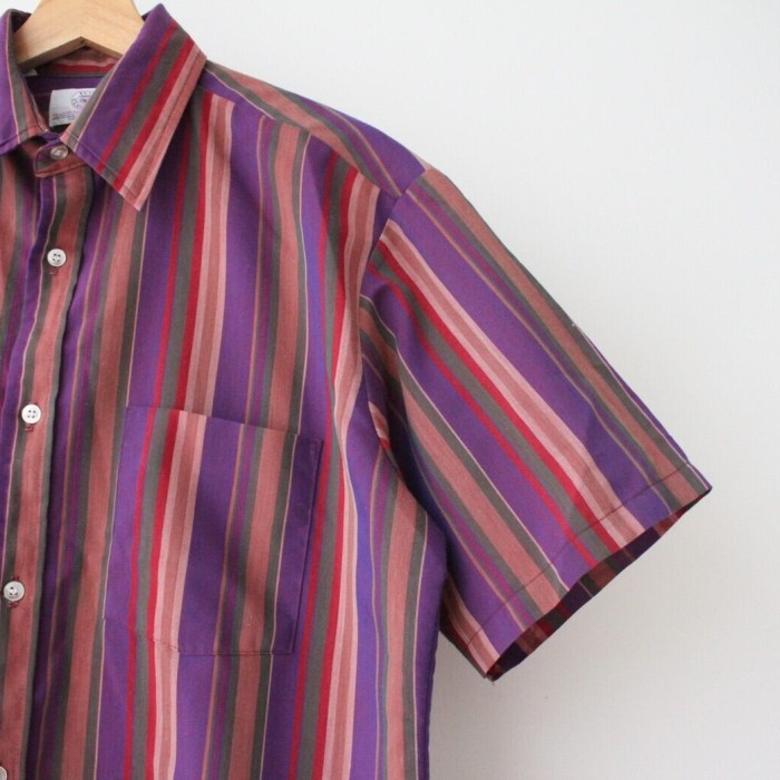 70s IVY CLASSICS Stripe Pattern Shirt | Vintage.City Vintage Shops, Vintage Fashion Trends
