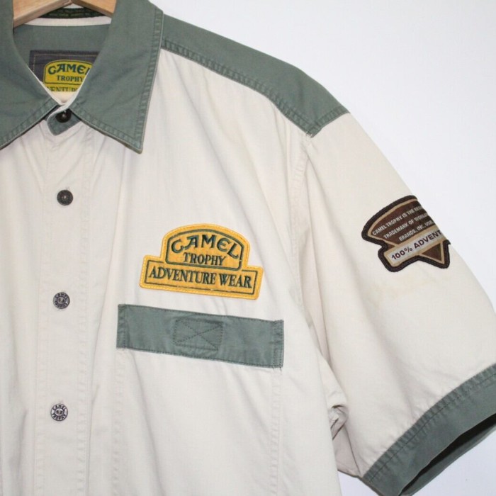 80s CAMEL Work Shirt | Vintage.City 빈티지숍, 빈티지 코디 정보