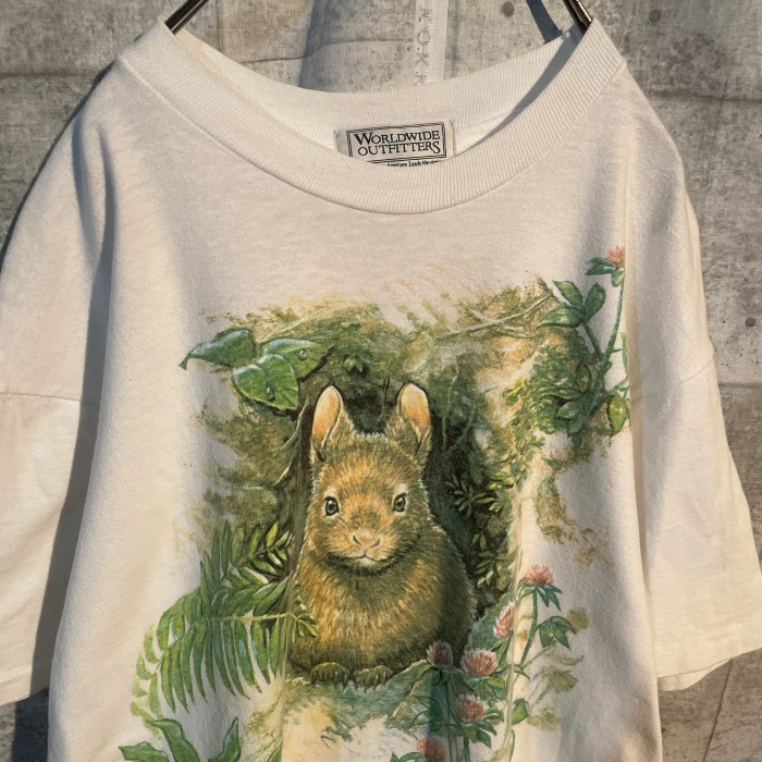 90s animal rabbit T | Vintage.City 빈티지숍, 빈티지 코디 정보