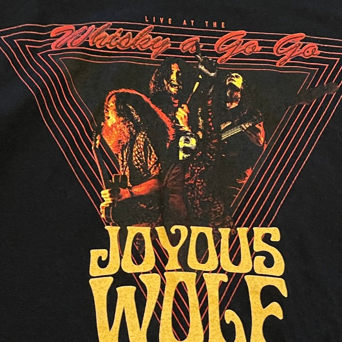 JOYOUS WOLF Band Black T | Vintage.City 빈티지숍, 빈티지 코디 정보