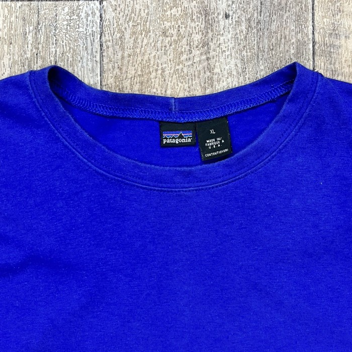 90'S PATAGONIA 背面ロゴ バックプリント 半袖 Tシャツ ダークブルー USA製 | Vintage.City 古着屋、古着コーデ情報を発信